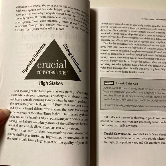 Crucial Conversations: Tools for Talking When Stakes Are High Paperback - Picture 7 of 15